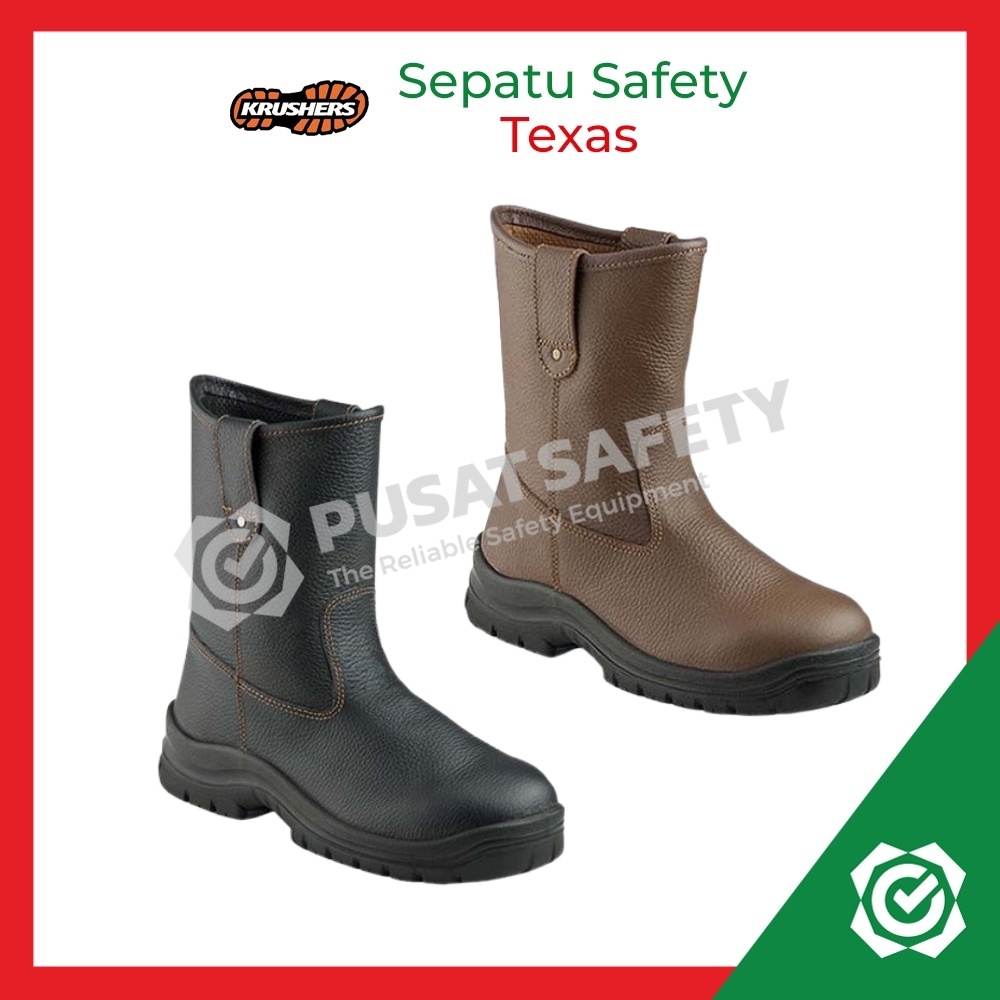 Sepatu Safety Krushers Texas Proyek Kerja Lapangan