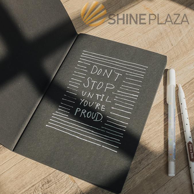 

Buku Notebook B5 Hitam - Black Plain Paper Notebook TERJAMIN