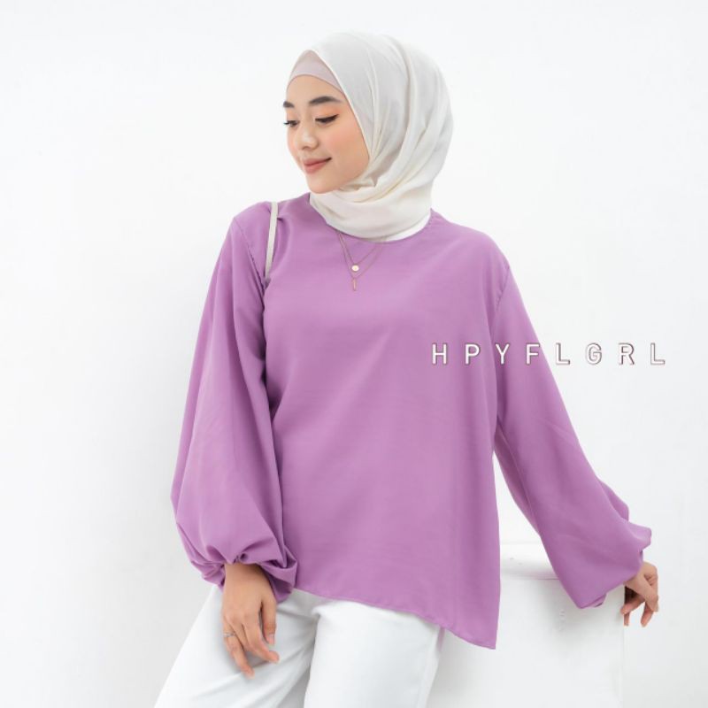 BALERINA BLOUSE/LENGAN BALON/BAJU LENGAN BALON KEKINIAN