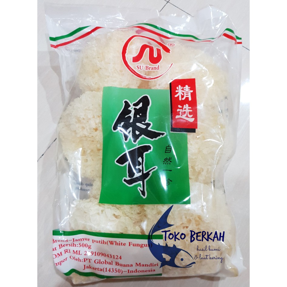 

Jamur Putih SU Brand / White Fungus 500gram