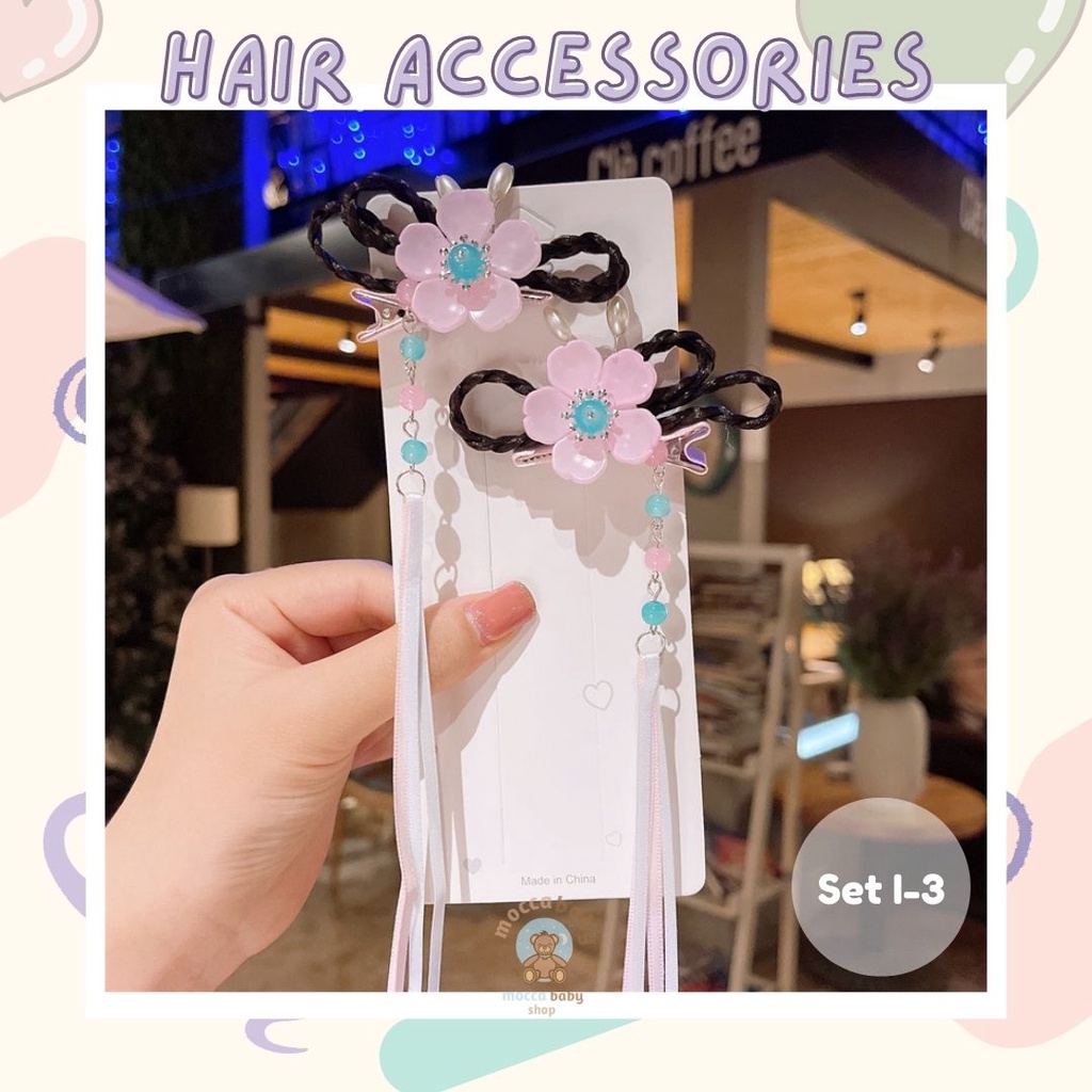 MBSS - JEPIT HUANZOU Set Jepit Korea Jepit Rambut Hair Clip Anak Perempuan