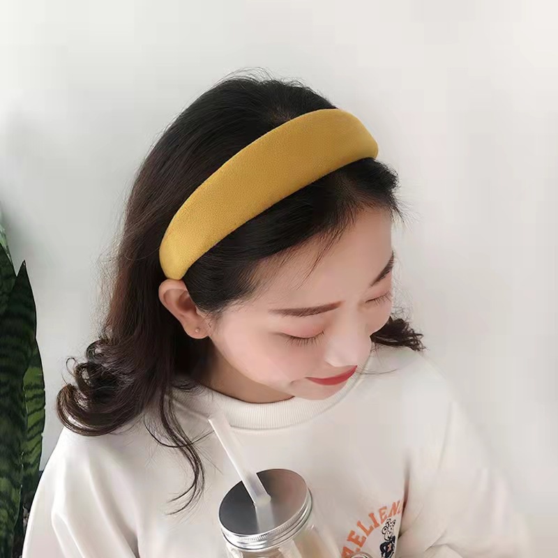 [COD] Bando Bandana Tebal Wanita Korean Style - HeadBand Polos Tebal Murah Import