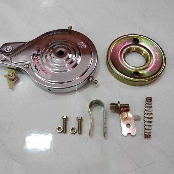 1 set batok rem tromol belakang United rem canvas sepeda