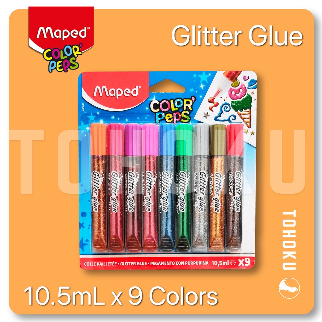 

Maped Glitter Glue 9 Warna - Glitter Hias