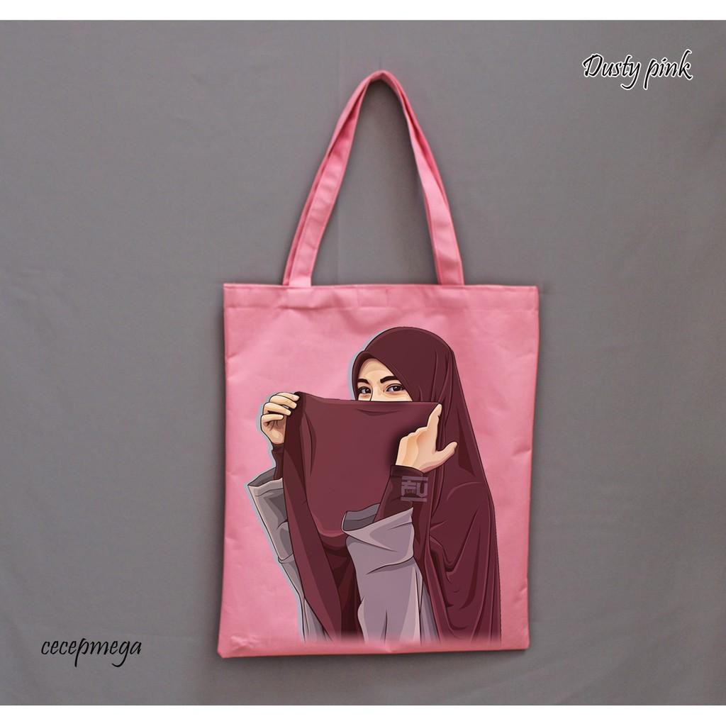 Dijual totebag/ tote bag barbie kode design DSN002 Limited