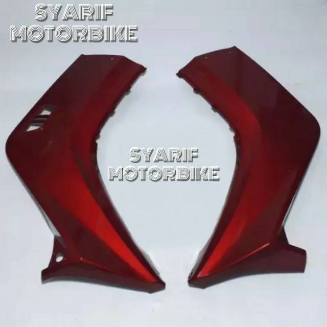 Cover sayap samping Jupiter MX Lama 135 2006-2009 warna merah