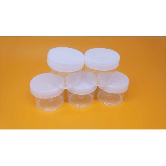 Pot botol transparan krim 10gr/ cream / salep 10g gr gram g