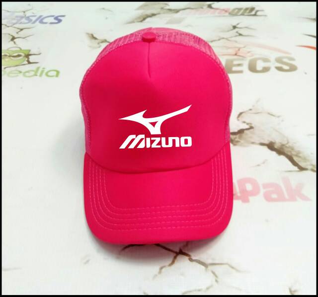 Topi voli topi baseball MIZUNO basic topi jaring topi trucker pelindung panas segala ukuran