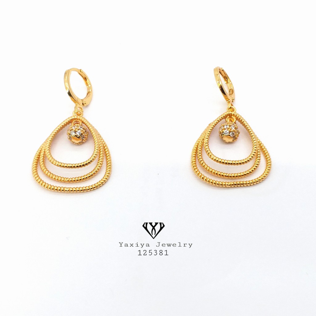 

Anting Emas Fashion Wanita Perhiasan Lapis Emas 18K Yaxiya Jewelry 130