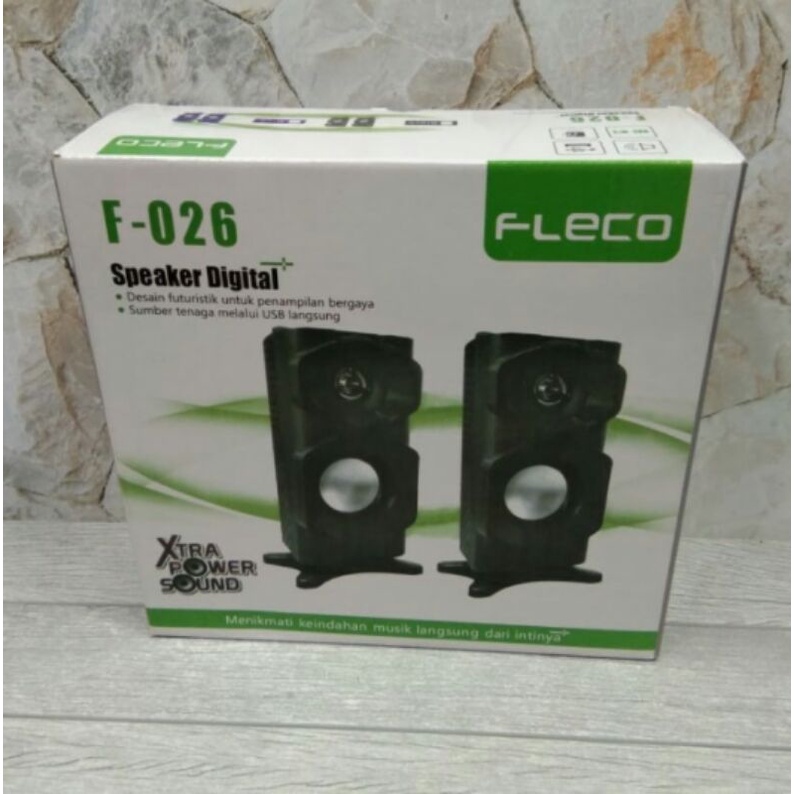 Speaker Fleco F-026 Speaker Laptop/Komputer/Televisi