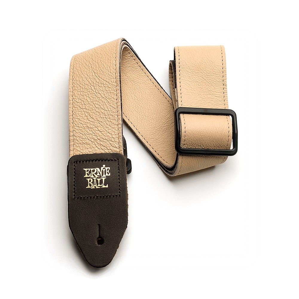 Ernie Ball 2 TriGlide Italian Leather Strap  Tan P04136