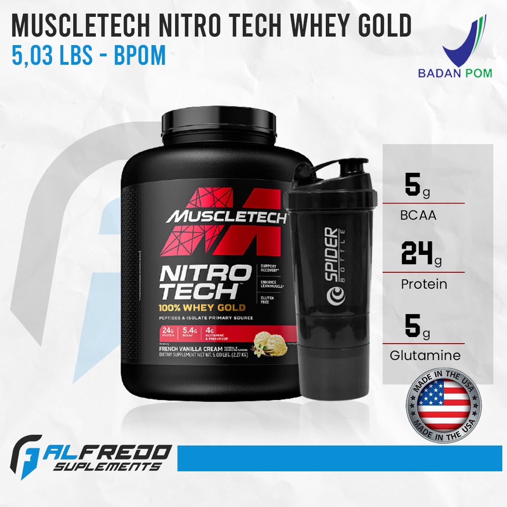 Muscletech Nitrotech Whey Gold 5,03 Lbs Whey Protein