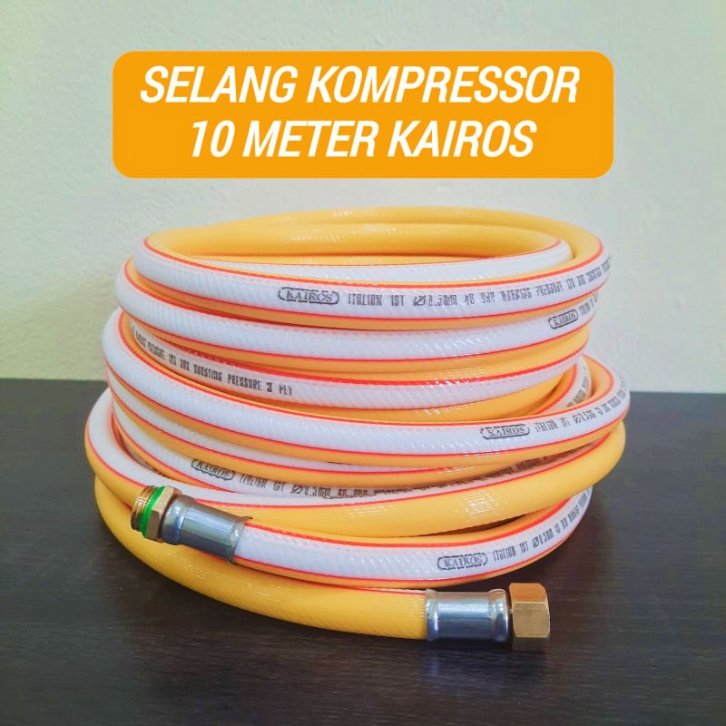 Jual Selang Kompressor 10m Kairos Selang Power Sprayer 10 Meter Kairos Selang Steam