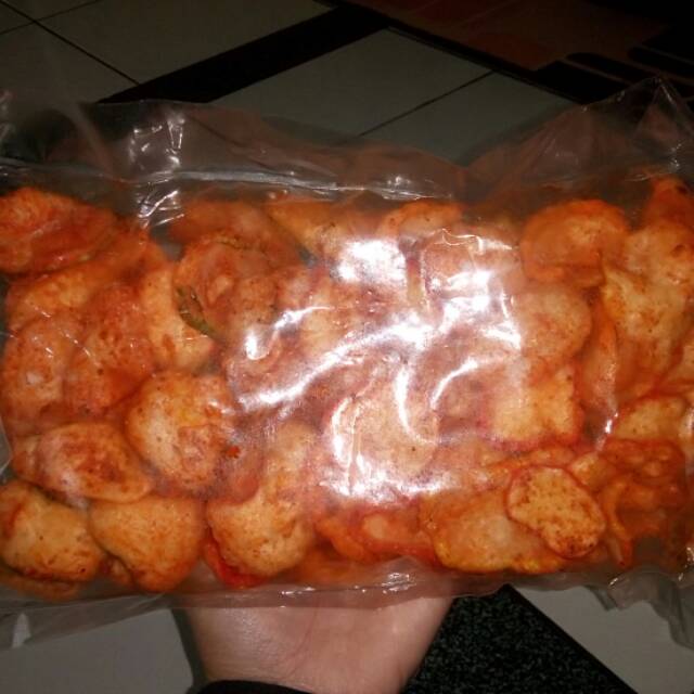 

Kerupuk seblak kiloan pedas/tdak pedas