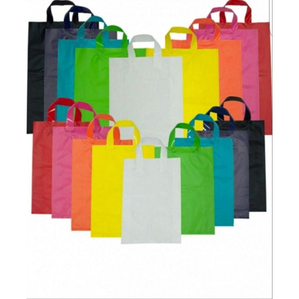 

Terbaik 1 LUSIN Goodie bag Tas kain spunbond / handle lipat samping/25x35x10cm