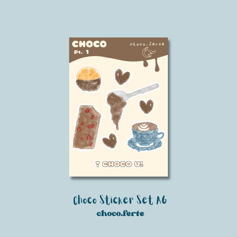 

CHOCO PT. 1 | Sticker Set untuk Journal Diary Scrapbook