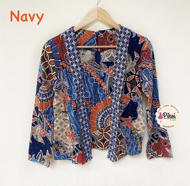 Atasan batik / baju batik wanita / batik modern / atasan batik wanita mura / kutubaru murah / 2317