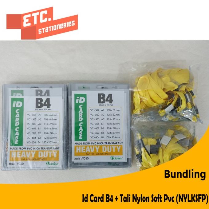 

Office & Stationery | Document Organizer | Paket Bundling Id Card B4 + Tali Nylon Soft Pvc (Nylksfp) | Best Seller