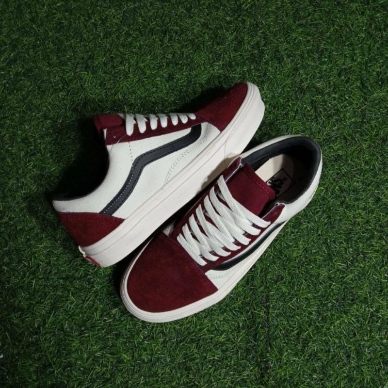 VANS OLD SKOOL RED DAHLIA