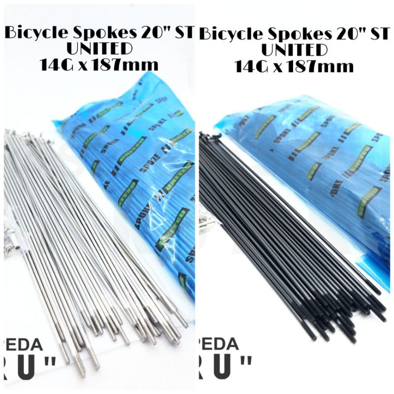 TB - Spokes Ruji Sepeda UNITED 20 Inch Stainless Steel