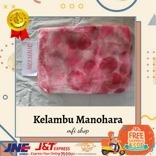 KELAMBU GANTUNG KOTAK KELAMBU MANOHARA UKURAN 180x200