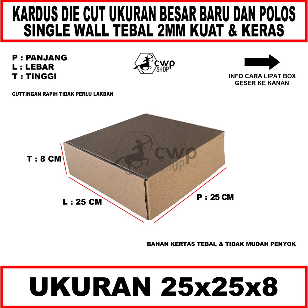 

Kardus Die Cut Polos Uk 25x25x8