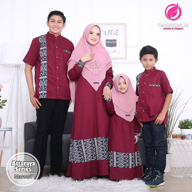 attaraya series by fania hijab (sarimbit 2020) /gamis ibu