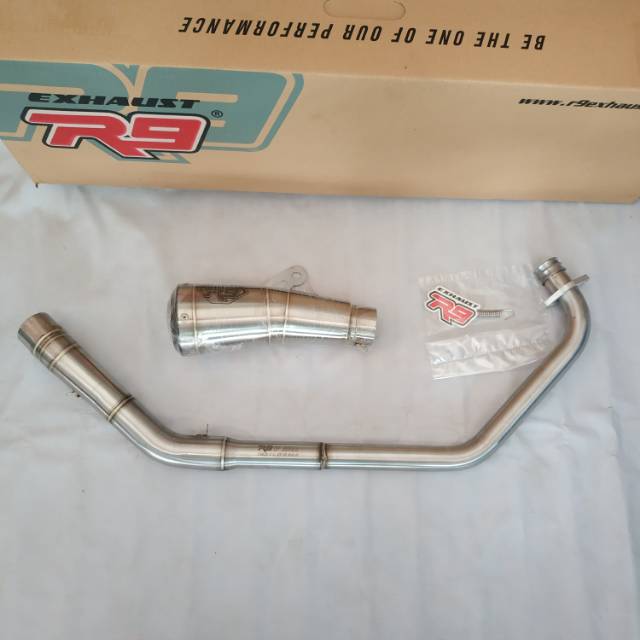 Knalpot R9 gpx stainless all new cb 150 Ori R9