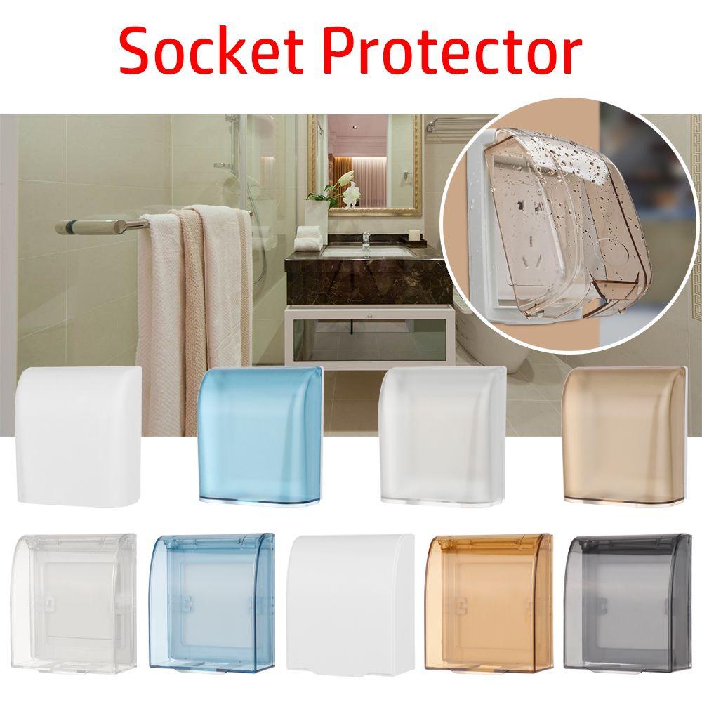 Pineapple Socket Protector Transparan 86type Splash box Kotak Pengaman Saklar