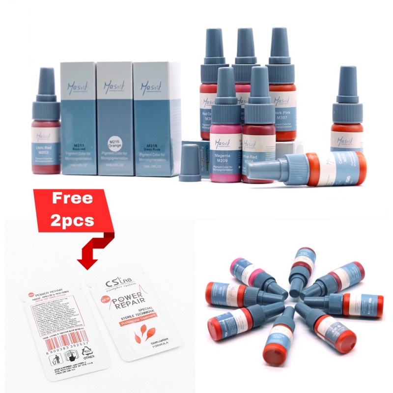 Mastor Ink Eyebrow / Lips Tinta Sulam Alis / Bibir Mastor Terbagus