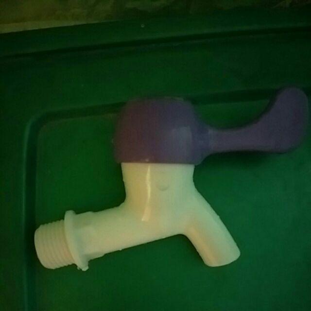 Kran Air Plastik Pvc Engkol Stik Kamar Mandi Taman Mesin Cuci