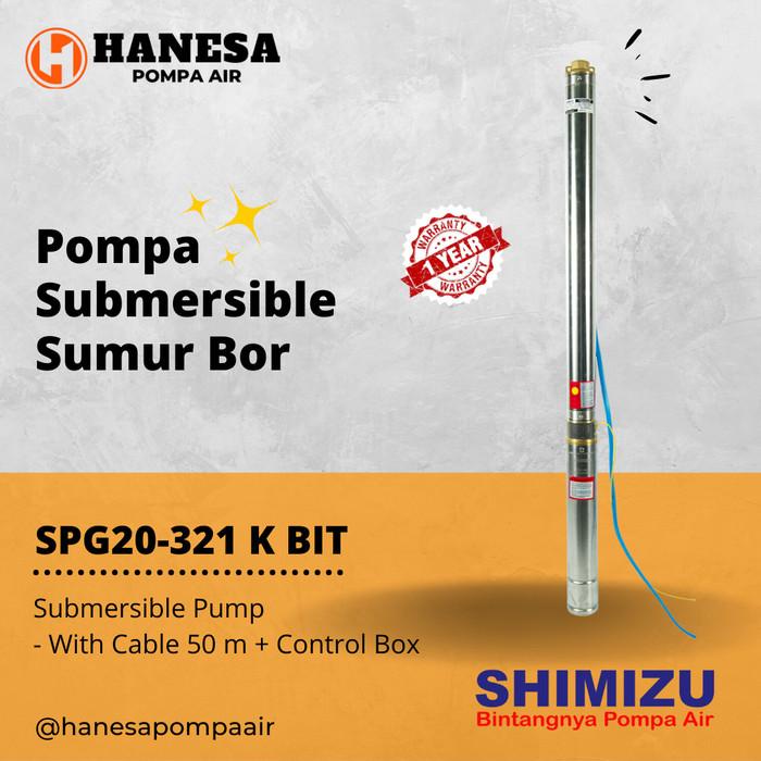Shimizu Spg20-321K (+ Kabel) Pompa Celup Sumur Dalam