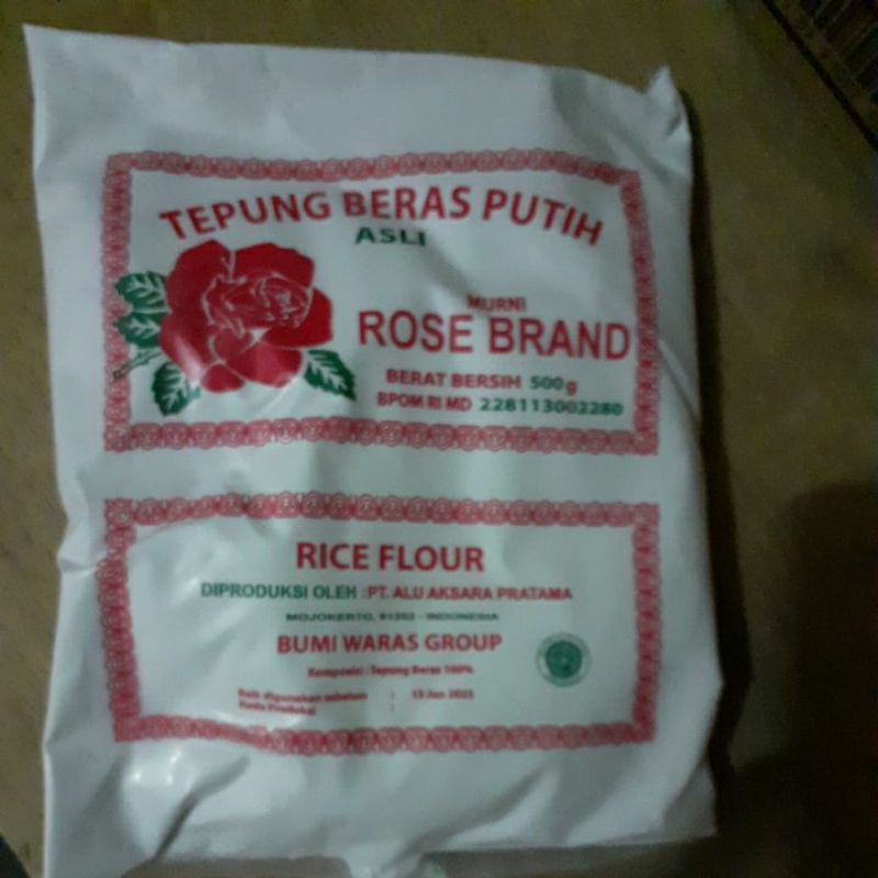 

Tepung Beras Putih Rose Brand 500g