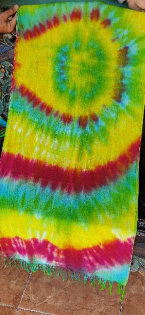 Syall tiedye rumbai lepas katun paris