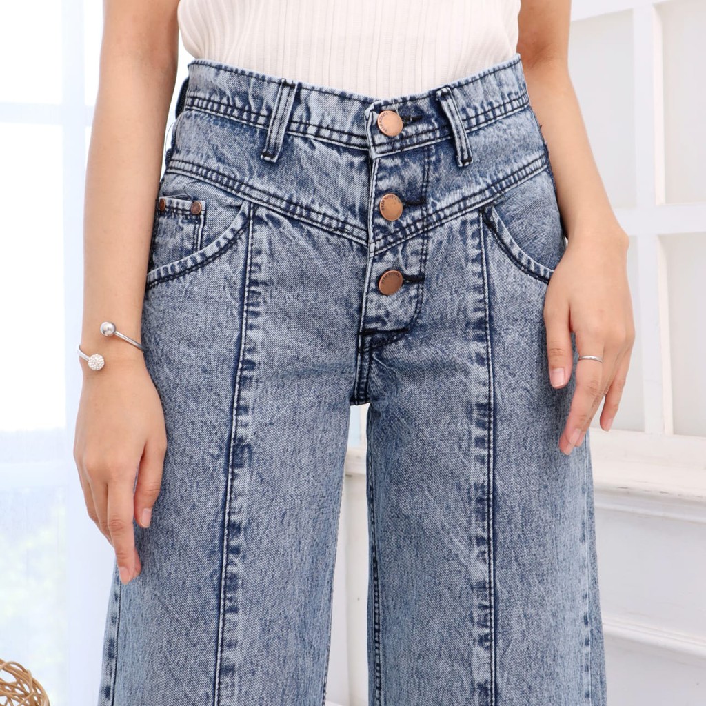 FWR - CELANA KULOT JEANS ARIEL