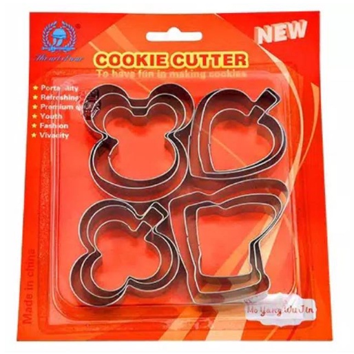 Cookies Cutter / Cetakan Kue Kering / Bentuk Kue 1 pack 12 pcs