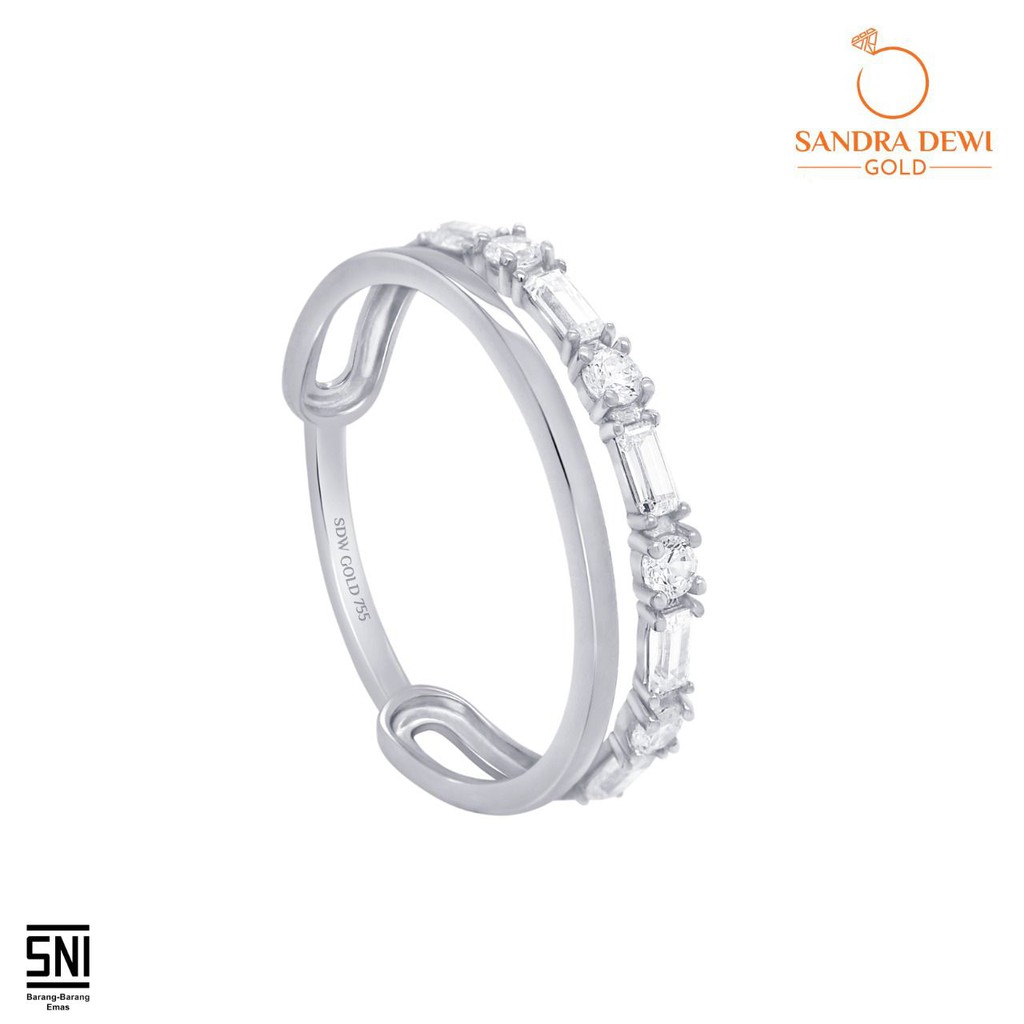 Cincin SDW Gold Baguette Collection #RI200362
