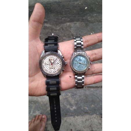 jam tangan sepaket omega second bekas bukan original