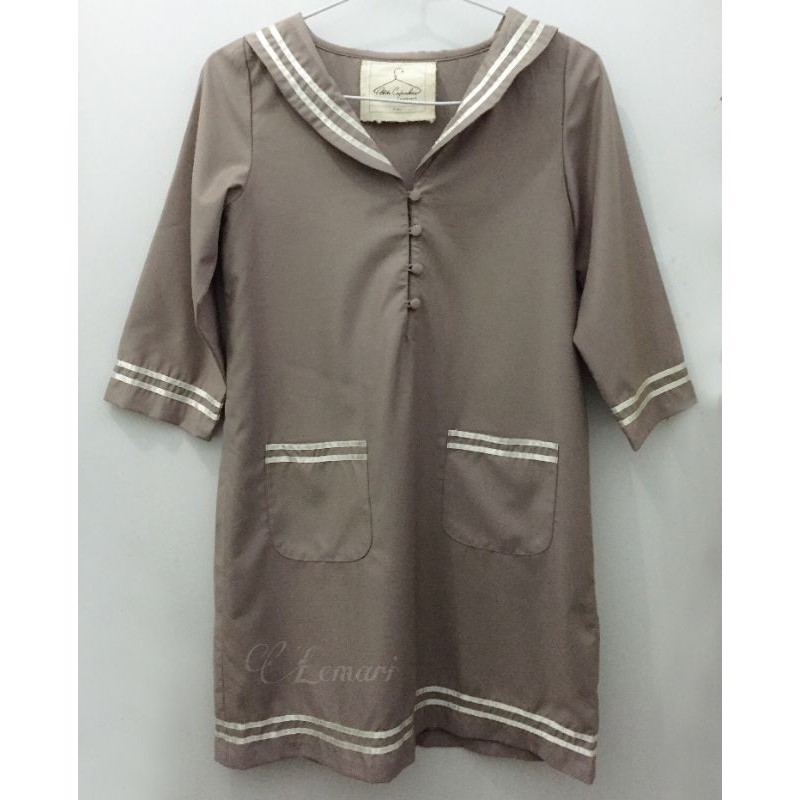 Petite Cupcakes Lilou Dress in Mocha (Preloved)
