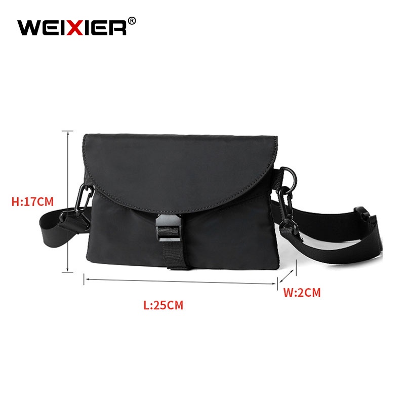 WEIXIER 034 Tas Selempang Pria Mini Sling Bag Anti Air WK-SBY