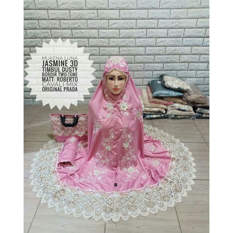 MUKENA BORDIR JASMINE PREMIUM TASIKMALAYA