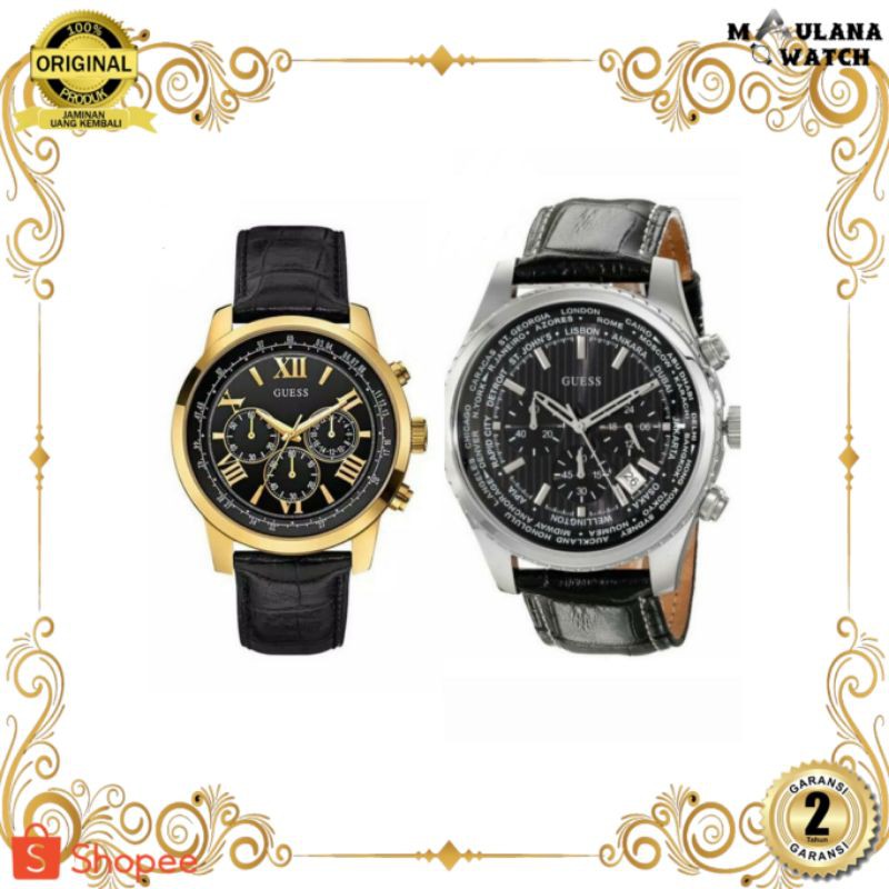 GUESS W0380G7 W0500G2 JAM TANGAN PRIA WANITA | RANTAI | KULIT | KARET | MURAH | PRIA ORIGINAL