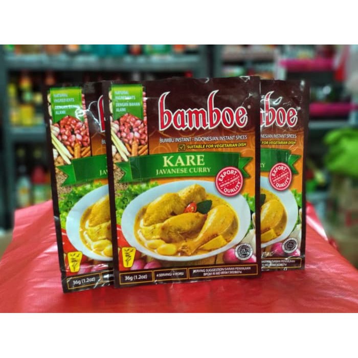 Bumbu kare instan bamboe 36 gram