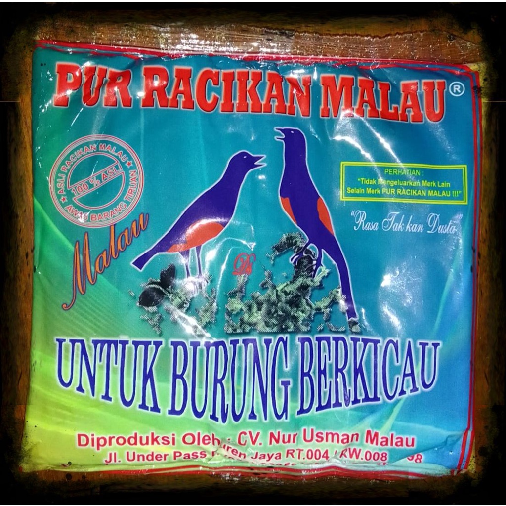 PUR RACIKAN MALAU PAKAN BURUNG MAKANAN BURUNG 100GR MURAI KACER