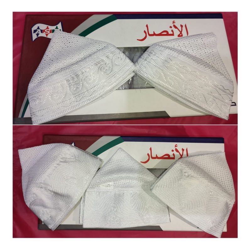 PECI RAJUT MADINAH MERK ALANSHAR [IMPORT SAUDI] SEMODEL DENGAN PECI IKAF / PECI RAJUT IMPOR MADINAH 