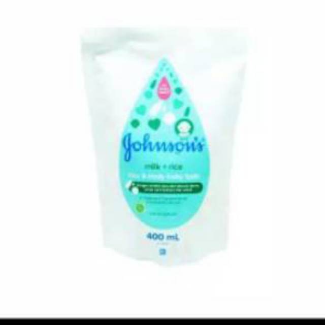 Johnsons MilkRice Hair&amp;Body Refill 400ml