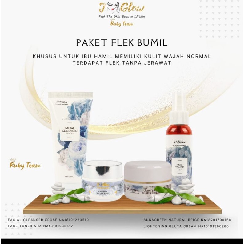 Jglow PAKET IBU HAMIL (100% AMAN DAN BPOM)AMPUH MENCERAHKAN WAJAH BUMIL