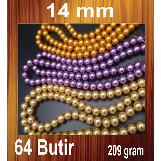 Mutiara Sintetis (Mutiara Berat) Uk 14-16mm Harga/String