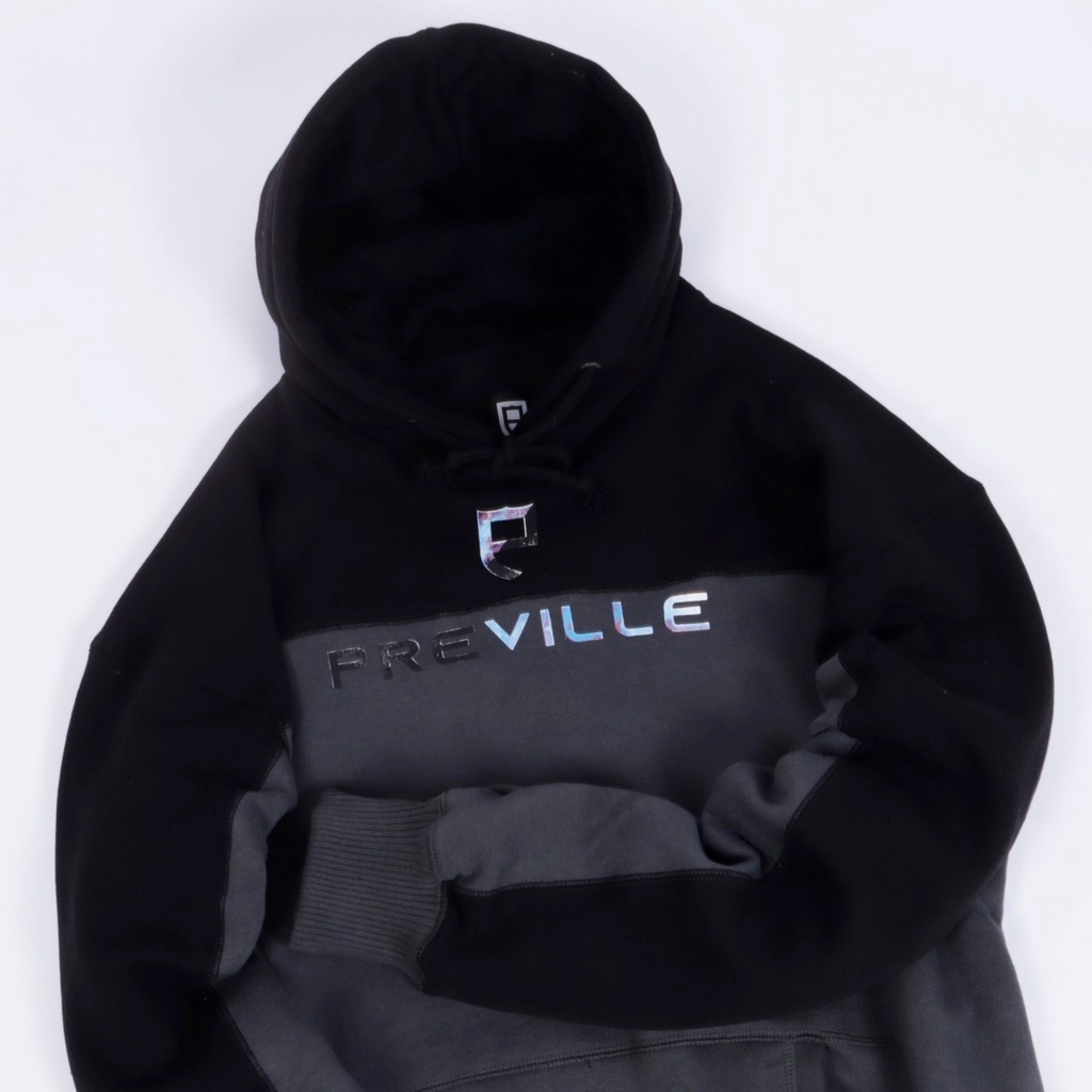 JAKET SWEATER HOODIE PREVILLE COMBINATION SIMPLE UNISEX GOOD QUALITY