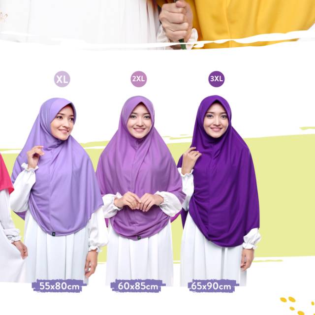 Bergo Instan Kaos Beria ORI Jilbab Afra Arfa [size L]-7